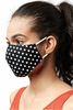 Goddiva Fabric Face Mask - Blackpolka