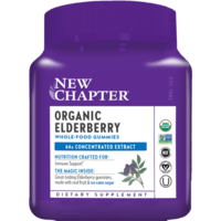 New Chapter Organic Elderberry Whole-Food Gummies Herbal Supplement (60 count)