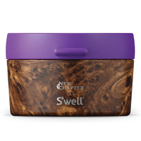 New Chapter x S’well Vitamin Organizer in Teak Wood