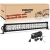 OEDRO? 22" 250W 17500LM LED Light Bars Spot Flood Combo Light with Wiring Harness