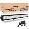 OEDRO? 25.5" 450W Tri-Rows LED Light Bar + Wiring Harness