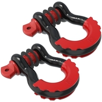 OEDRO? 2pcs 4.75 Ton 9500 Lbs Capacity D Ring Shackles with 7/8