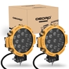 OEDRO? 2pcs 7" LED Light Pods,  51W 5100LM Round Spot Light Pod Bumper Light