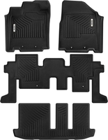 OEDRO? 3 Row Floor Mats Liner Set for 2013-2020 Nissan Pathfinder/Infiniti JX35/2014-2020 QX60