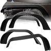 OEDRO? 4 PCS Front & Rear Fender Flares for 1987-1996 Jeep Wrangler YJ