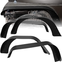 OEDRO? 4 PCS Front & Rear Fender Flares for 1987-1996 Jeep Wrangler YJ