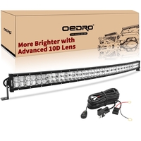 OEDRO? 50" 600W 42540LM Curved LED Light Bar Spot & Flood Combo + Wiring Harness