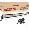 OEDRO? 52" 650W 46400LM Curved LED Light Bar with Wiring Harness