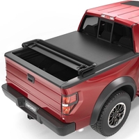 OEDRO? 5.5ft Soft Quad Fold Tonneau Cover for 2009-2014 Ford F150