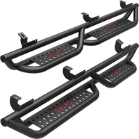 OEDRO? 6" Running Boards for 2007-2018 Jeep Wrangler JK 4 Door,  Bolt-on Black Powder Coated Side Steps
