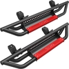 OEDRO? 6" Running Boards for 2018-2021 Jeep Wrangler JL 2 Door,  Black Red Powder Coated Side Steps
