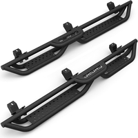 OEDRO? 6" Running Boards for 2018-2021 Jeep Wrangler JL 4 Door,  Black Powder Coated Two Stairs Design Nerf Bar