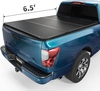 OEDRO? 6.5ft Hard Tri-fold Tonneau Cover for 2017-2022 Nissan Titan,  Truck Bed Without Titan Box