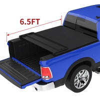 OEDRO? 6.5ft Soft Quad-Fold Tonneau Cover for 14-18 Chevy Silverado/GMC Sierra 1500, 15-19 Chevy Silverado/GMC Sierra 2500/3500 HD