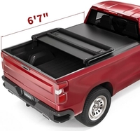 OEDRO? 6.6" Soft Trifold Tonneau Cover for 2019-2022 Chevy Silverado/GMC Sierra 1500 New Body Style