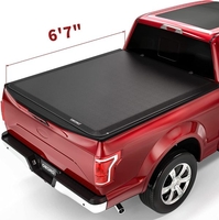 OEDRO? 6.6ft Soft Roll Up Tonneau Cover for 2015-2021 Ford F150