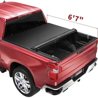 OEDRO? 6.6ft Soft Roll Up Tonneau Cover For 2019-2022 Chevy Silverado/GMC Sierra 1500 New Body Style