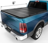 OEDRO? 8ft Hard Quad-fold Tonneau Cover for 2002-2022 Dodge Ram 1500 (19-22 Classic),  2003-2022 Dodge Ram 2500 3500