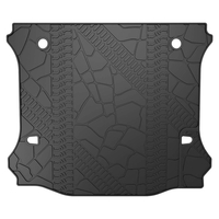 OEDRO? Cargo Liner for 2011-2018 Jeep Wrangler JK,  All-Weather Black Cargo Tray Rear Floor Mat