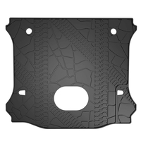 OEDRO? Cargo Liner for 2015-2018 Jeep Wrangler JK JKU with Subwoofer (4 Door Only),  All-Weather Cargo Tray