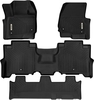 OEDRO? Floor Mats 3 Row Liner Set for 2018-2021 Ford Expedition/Expedition Max with 2nd Row Bench Seat Full Set Liners