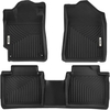 OEDRO? Floor Mats for 2007-2011 Toyota Camry,  Black TPE All-Weather Guard Floor Liner Set