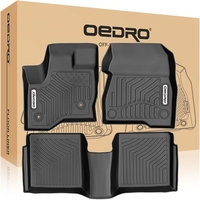 OEDRO? Floor Mats for 2009-2019 Ford Flex,  Black TPE All-Weather Guard Full Set Liners