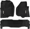 OEDRO? Floor Mats for 2012-2016 Ford F-250/F-350/F-450 Crew Cab,  Custom Fit Front & 2nd Seat 2 Row Liner Set