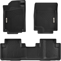 OEDRO? Floor Mats for 2012-2016 Honda CR-V,  Unique Black TPE 2 Rows Floor Liners Set