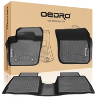 OEDRO? Floor Mats for 2013-2016 Ford Fusion Energi/Titanium/Lincoln MKZ,  TPE All-Weather Guard Full Set Liners