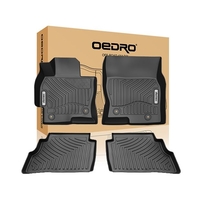 OEDRO? Floor Mats for 2013-2016 Mazda CX-5 Unique Black TPE All-Weather Full Liners