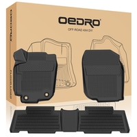 OEDRO? Floor Mats for 2013-2018 Toyota RAV4 (Standard Models ONLY),  All-Weather Black Full Set Liner