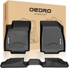 OEDRO? Floor Mats for 2013-2022 Buick Encore/2014-2022 Chevrolet Trax,  Unique Black All-Weather Guard Full Set Liners