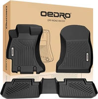 OEDRO? Floor Mats for 2014-2018 Subaru Forester,  Unique Black TPE All-Weather Guard Full Set Liners