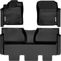 OEDRO? Floor Mats for 2014-2021 Toyota Tundra CrewMax Cab All Weather Guard Full Set Liners