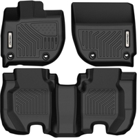 OEDRO? Floor Mats for 2015-2020 Honda,  All-Weather Guard Front & 2nd Row Liner Set
