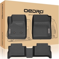 OEDRO? Floor Mats for 2015-2022 Chevy Colorado Crew Cab / GMC Canyon Crew Cab,  All-Weather Guard Full Set Liners