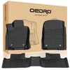 OEDRO? Floor Mats for 2016-2021 Jeep Grand Cherokee,  Black TPE All-Weather Full Set Liners