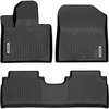 OEDRO? Floor Mats for 2016-2021 Kia Sorento,  Unique Black TPE All-Weather Guard Floor Liner Set