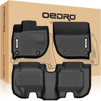 OEDRO? Floor Mats for 2016-2022 Honda HRV HR-V,  Black TPE All-Weather Guard Full Liner Set