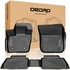 OEDRO? Floor Mats for 2017-2020 Ford Fusion/ Lincoln MKZ All Models,  Black TPE All-Weather Guard Full Liner Set