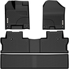 OEDRO? Floor Mats for 2017-2021 Honda Ridgeline Crew Cab,  All-Weather Guard 3 Row Liner Set