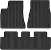 OEDRO? Floor Mats for 2017-2021 Tesla Model 3,  All-Weather Guard 1st and 2nd Row Full Set Liners