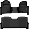 OEDRO? Floor Mats for 2017-2022 Ford F250/F350 Super Duty Crew Cab with 1st Row Bench Seat,  with Factory Storage Box