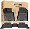 OEDRO? Floor Mats for 2017-2022 Kia Sportage / 2019-2021 Hyundai Tucson,  Unique Black TPE All-Weather Guard Full Set Liners