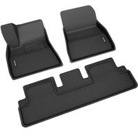 OEDRO? Floor Mats for 2017-2022 Tesla Model 3,  Front & Rear Row Liner Car Floor Liners