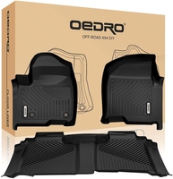 OEDRO? Floor Mats for 2019-2021 Chevrolet Silverado 1500/GMC Sierra 1500 Crew Cab,  No Rear Underseat Storage Box
