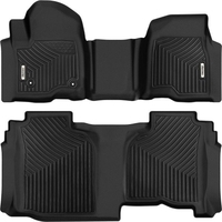 OEDRO? Floor Mats for 2019-2021 Chevrolet Silverado 1500/Sierra1500 Double Cab with 1st Bench Seats