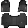 OEDRO? Floor Mats for 2019-2021 Dodge Ram 1500 Crew Cab,  Black TPE All-Weather Guard Full Set Liners