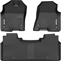 OEDRO? Floor Mats for 2019-2021 Dodge Ram 1500 New Body Crew Cab,  Black TPE All Weather Full Set Liner
